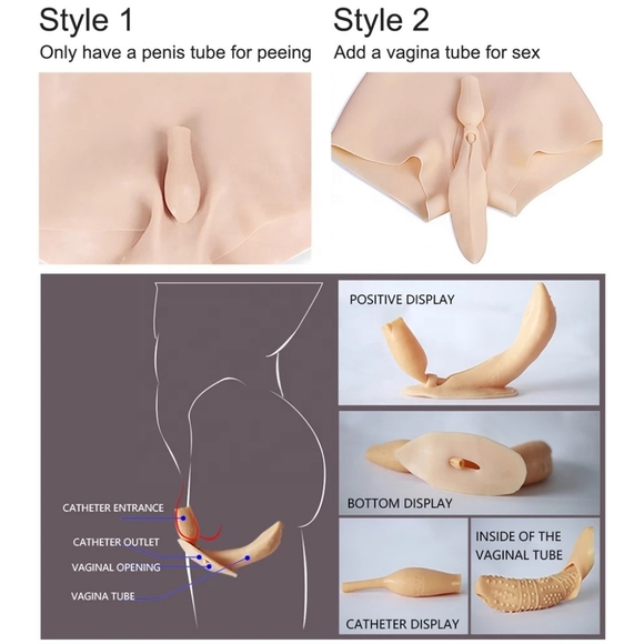 silicone bodysuit E cup Breast Realistic Vagina Hips Lifting Tight Breast Form - Picture 5 of 6